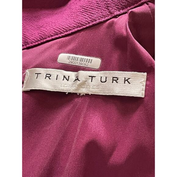 Trina Turk Wine Country Ruched Sheath Dress - Picture 8 of 10